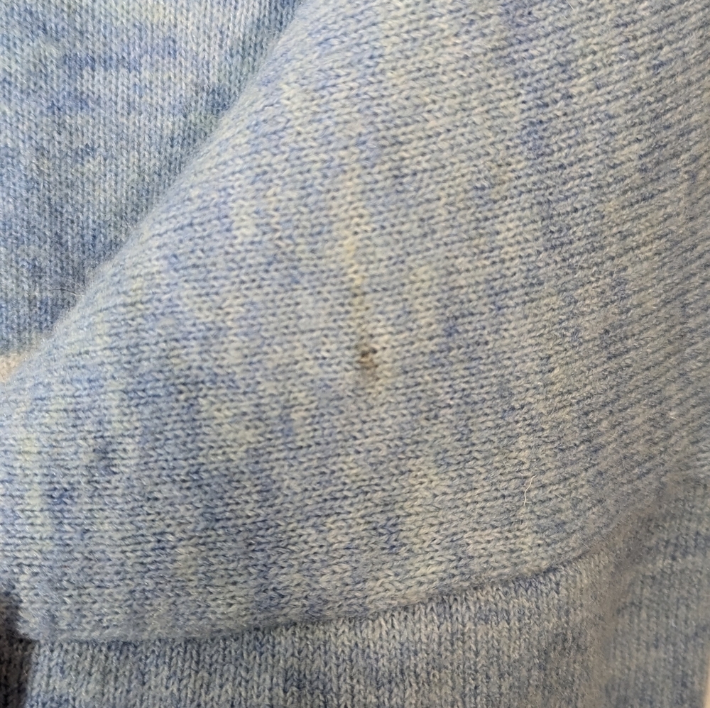 Women's Urban Outfitters Blue And Yellow Stripe Wool Sweater - Picture 4 of 9
